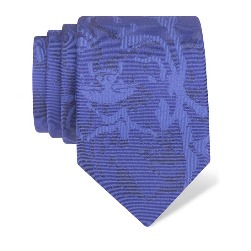 Kravata CROATA Trend Tematski  Ris Plava  Svila 100%  