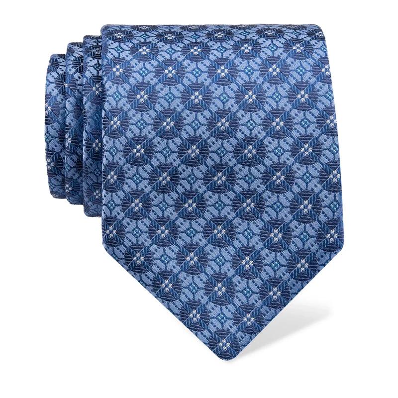 Kravata CROATA Brijuni Klasični  Razno Svijetlo plava  Svila 100%  