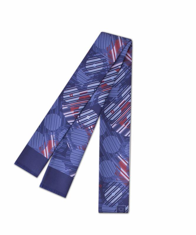 Šal Kravata CROATA Klasični Klasična Razno Plava  Svila 100%  