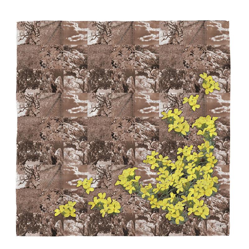 Rubac CROATA Dubrovnik Tematski Rubac, tematski Planina Velebit Smeđa  Vuna 48%, Svila 35%, Kašmir 17%  