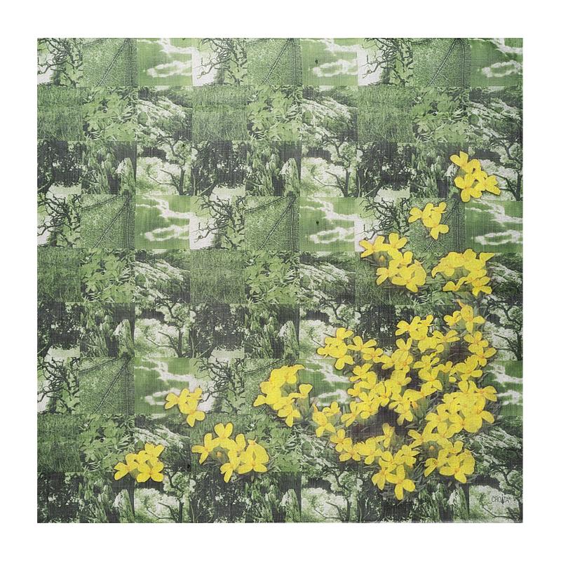 Rubac CROATA Dubrovnik Tematski Rubac, tematski Planina Velebit Zelena  Vuna 48%, Svila 35%, Kašmir 17%  