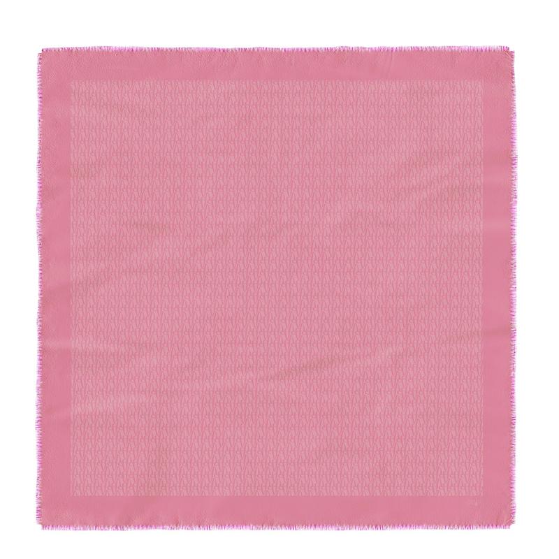 Rubac CROATA Dubrovnik Tematski Rubac, tematski Glagoljica Roza  svila 67%, vuna 33%  