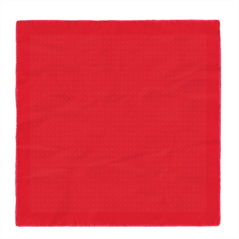 Rubac CROATA Dubrovnik Tematski Rubac, tematski Glagoljica Crvena  svila 67%, vuna 33%  