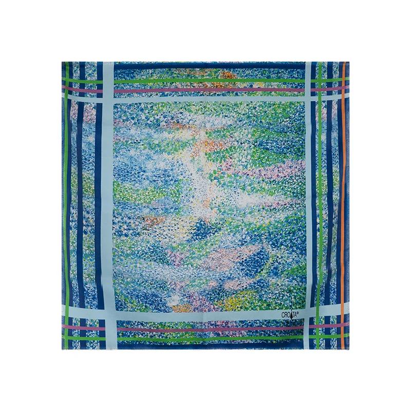 Rubac CROATA Art Tematski   Zelena  Svila 100%  