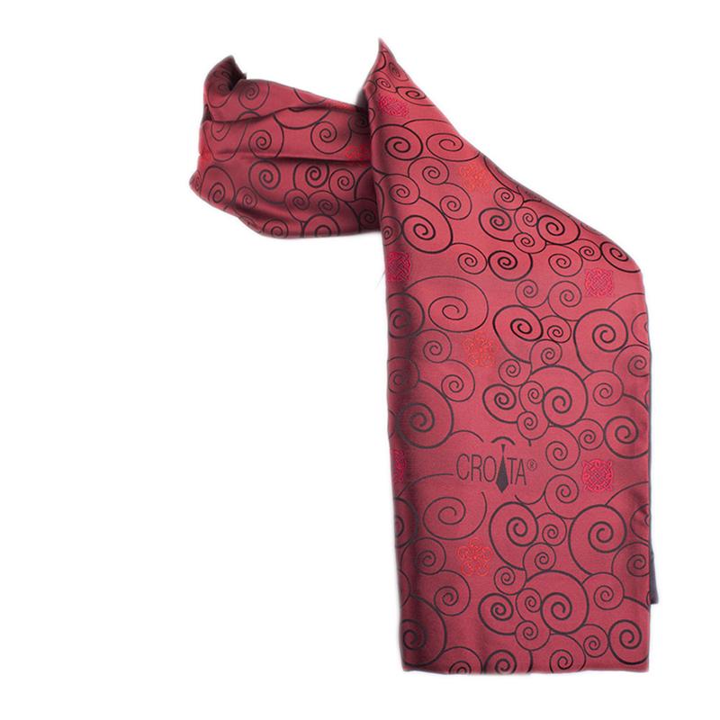 Stola CROATA Tematski Limitirana serija Pleter Bordo  Svila 100%  