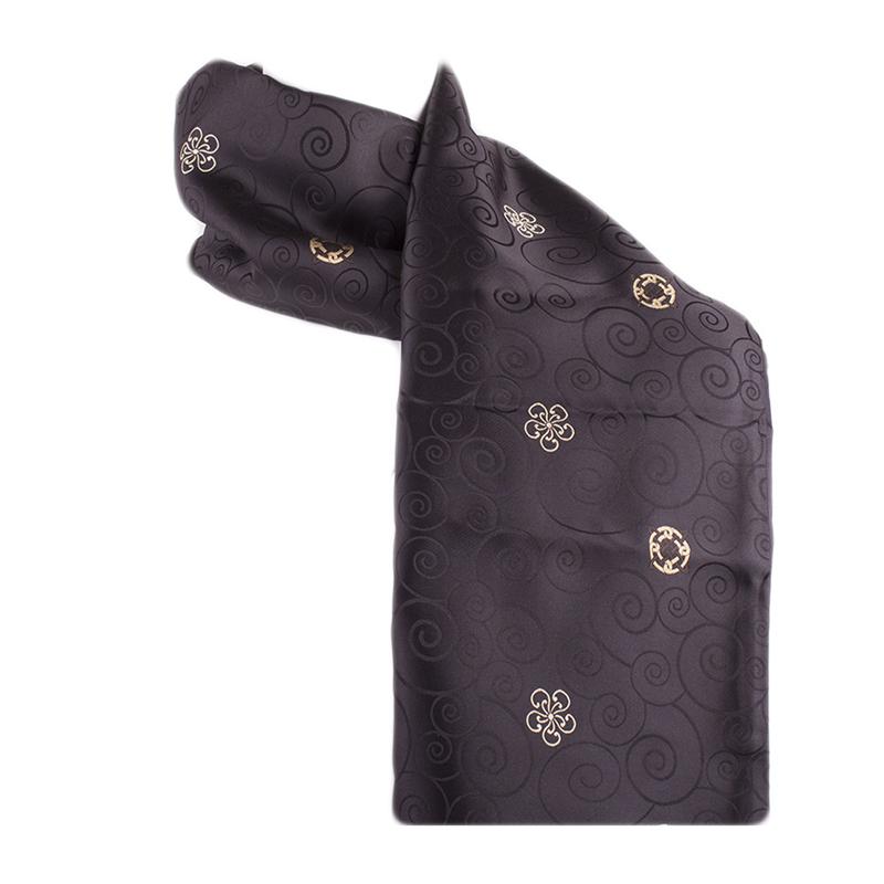 Stola CROATA Tematski Limitirana serija Pleter Crna  Svila 100%  