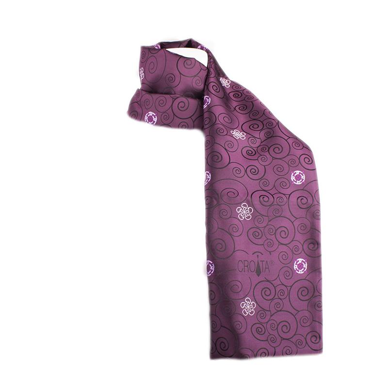 Stola CROATA Tematski Limitirana serija Pleter Ljubičasta  Svila 100%  