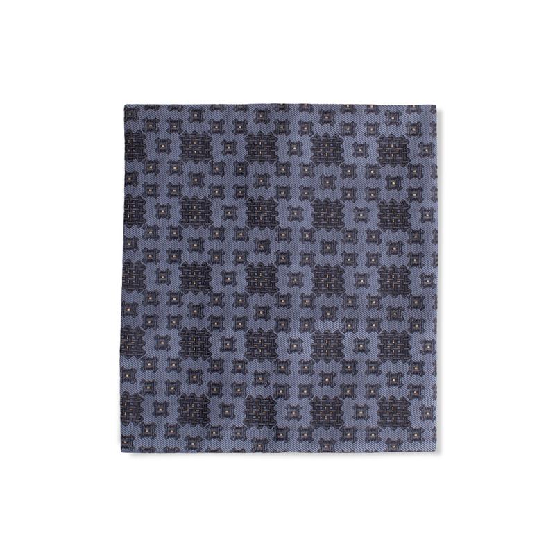 Rupčić CROATA auHRum Tematski Limitirana serija Pleter Svijetlo plava  Svila 87%,Metalizirano vl.   (zlato) 13%  