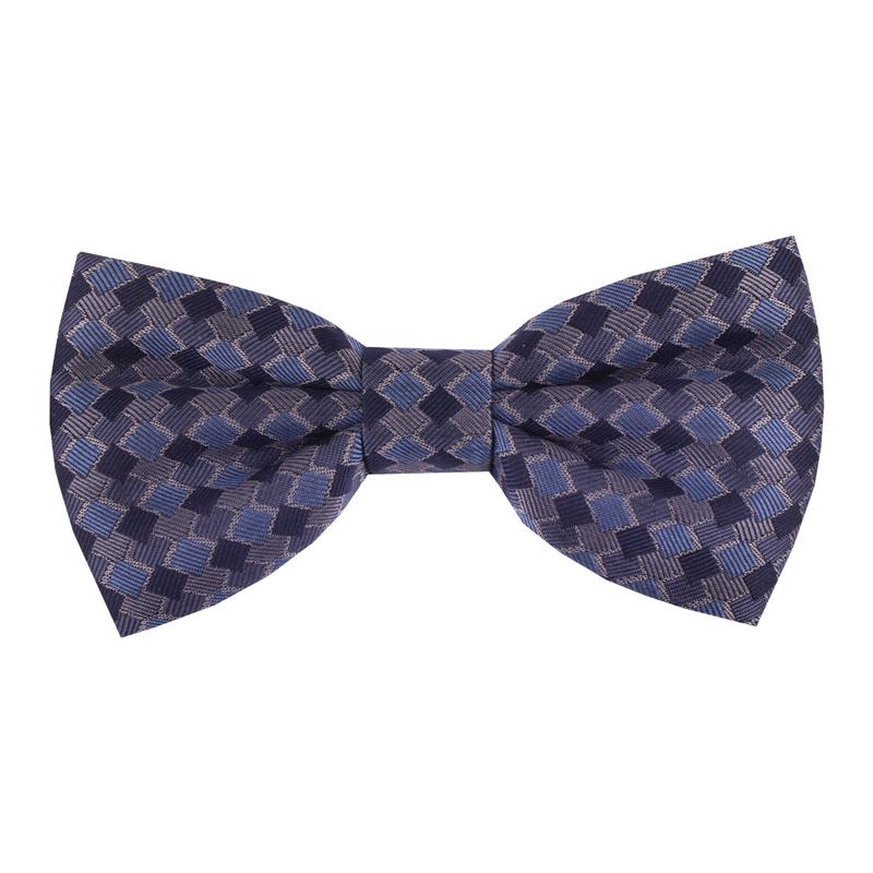 Leptir kravata CROATA Clasicum Tematski Vezana leptir kravata Kvadrati Siva  Svila 100%  