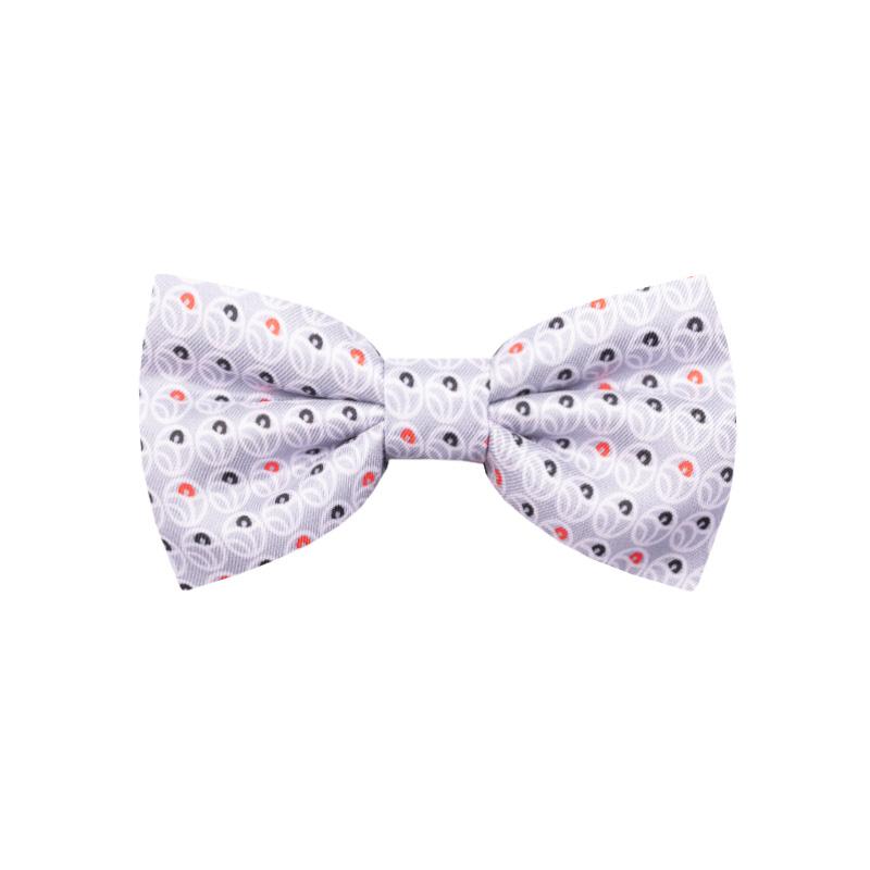 Leptir kravata CROATA Tematski Vezana leptir kravata Secesija Siva  Svila 100%  