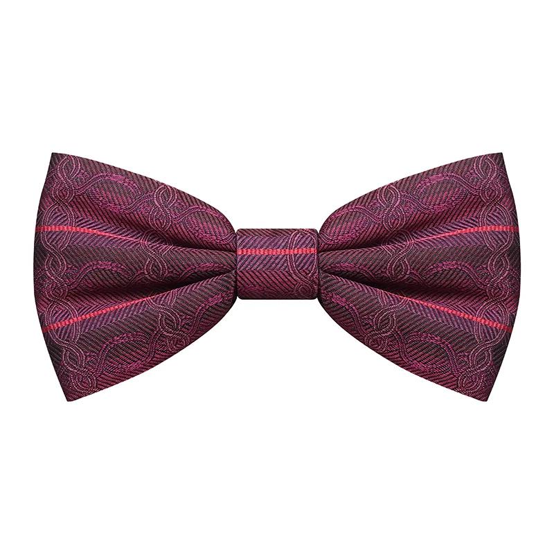 Leptir kravata CROATA Brijuni Tematski  Pleter Bordo  Svila 100%  