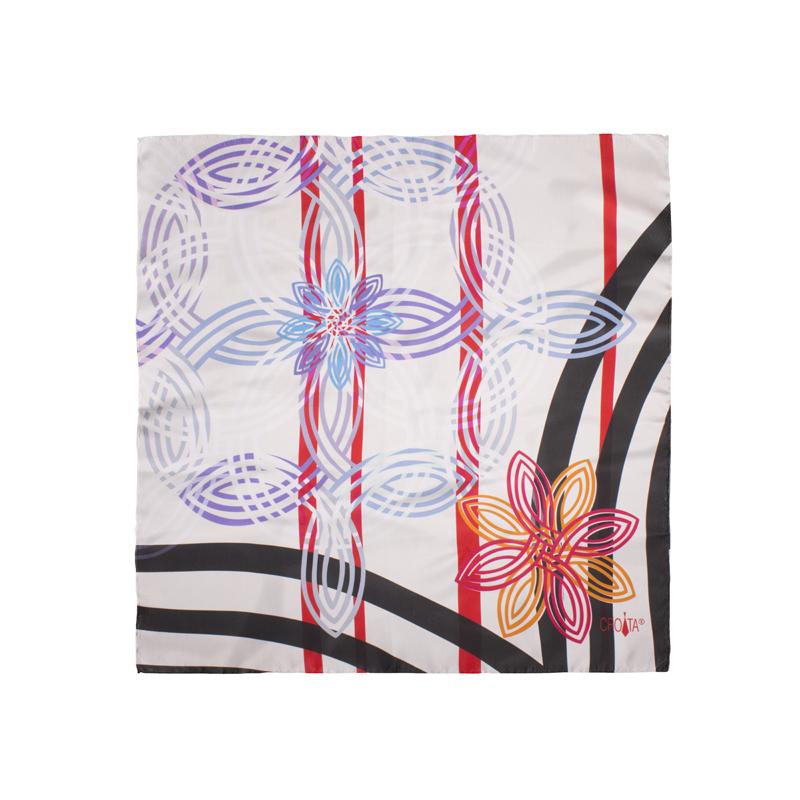 Mali rubac CROATA Tematski Rubac, tematski Pleter Bijela  Svila 100%  