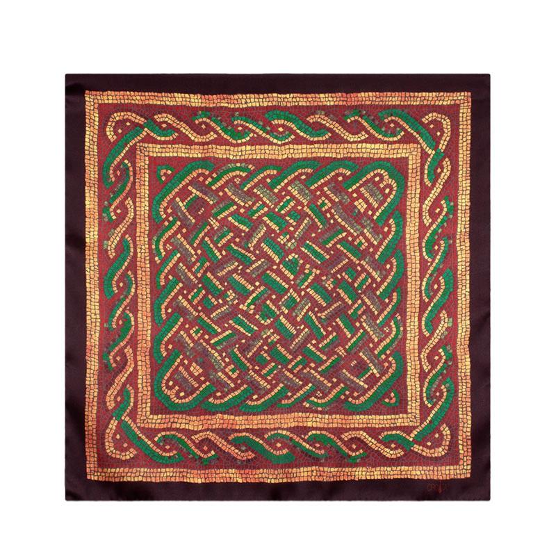 Mali rubac CROATA Tematski Rubac, tematski Eufrazijana Smeđa  Svila 100%  