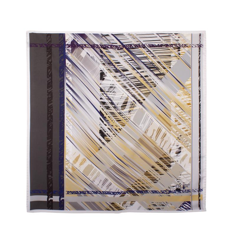 Mali rubac CROATA Klasični Rubac, klasičan Razno Siva  Svila 100%  