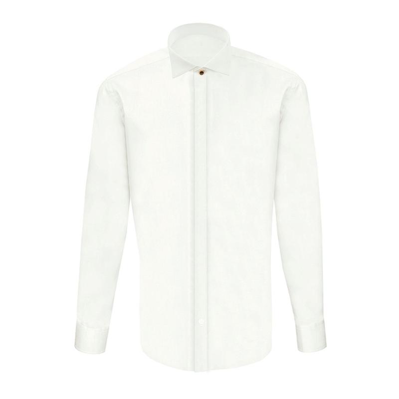 Košulja CROATA Festum Klasični Uski Jednobojni Šampanj  Pamuk 100 %  Dugi rukav