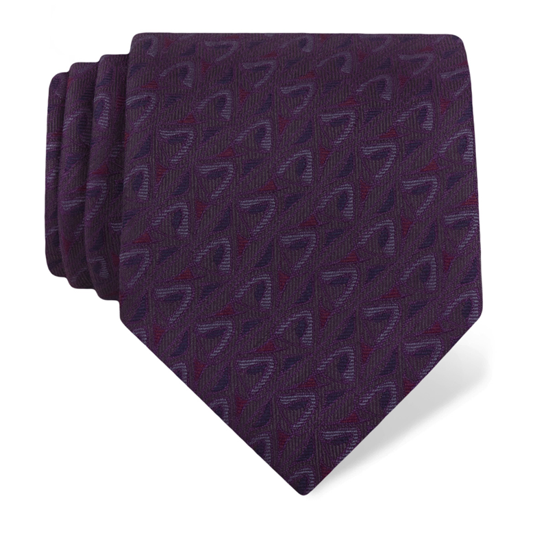 Kravata CROATA Teflon Tematski  Narodni vez Ljubičasta  Svila 100%  
