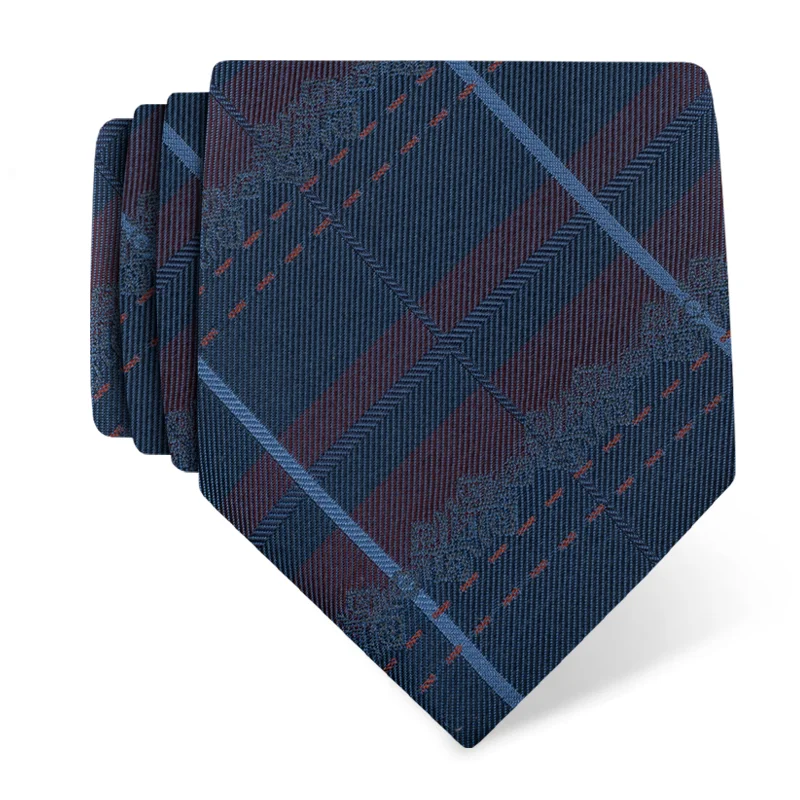 Kravata CROATA Teflon Tematski Kravata Teflon Narodni vez Plava  Svila 100%  