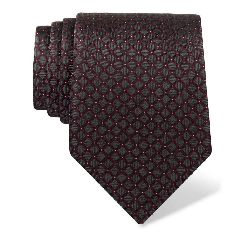 Kravata CROATA Klasični  Razno Siva  Svila 100%  