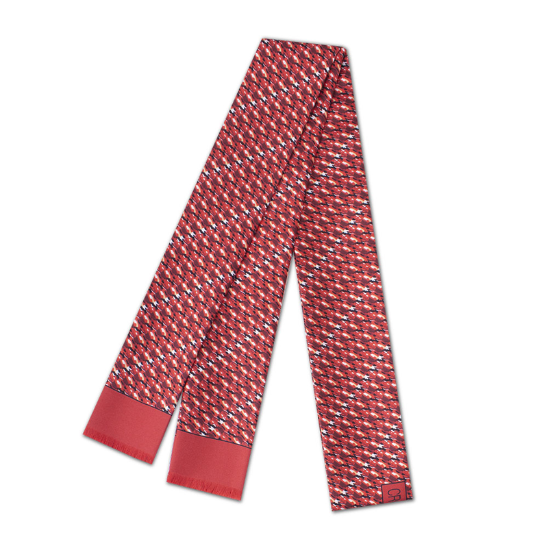 Šal Kravata CROATA Klasični Klasična Razno Crvena  Svila 100%  