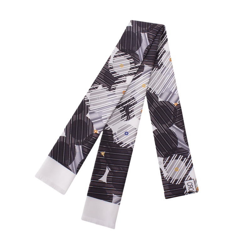 Šal kravata CROATA Klasični Klasična Razno Bijela  Svila 100%  