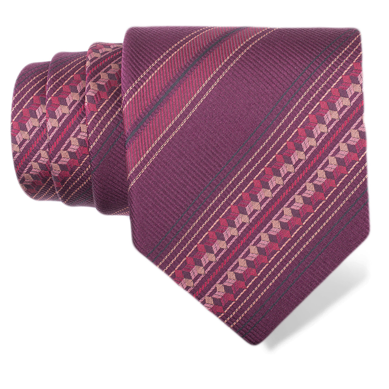 Kravata CROATA 4 Klasični Limitirana serija Razno Bordo  Svila 100%  