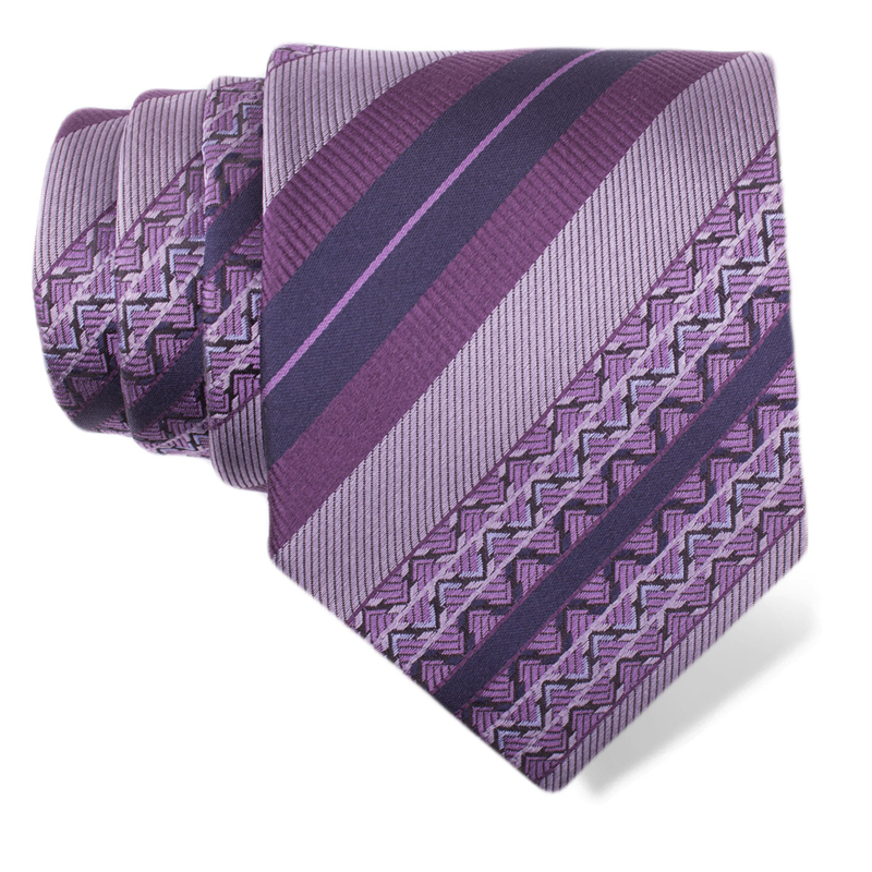 Kravata CROATA 4 Klasični Limitirana serija Razno Ljubičasta  Svila 100%  