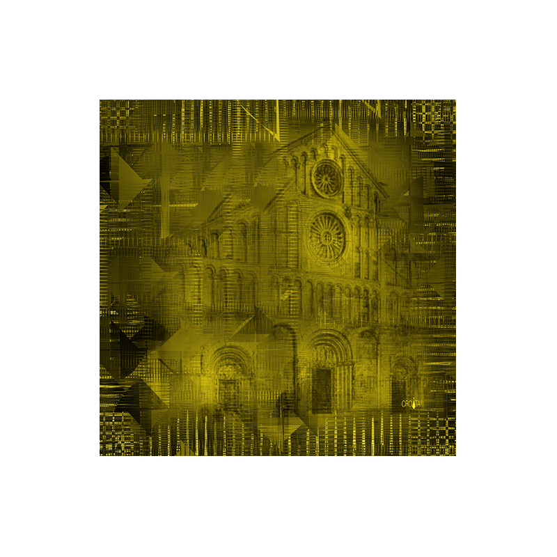 Rubac CROATA Tematski  Zadar Oker  Svila 100%  