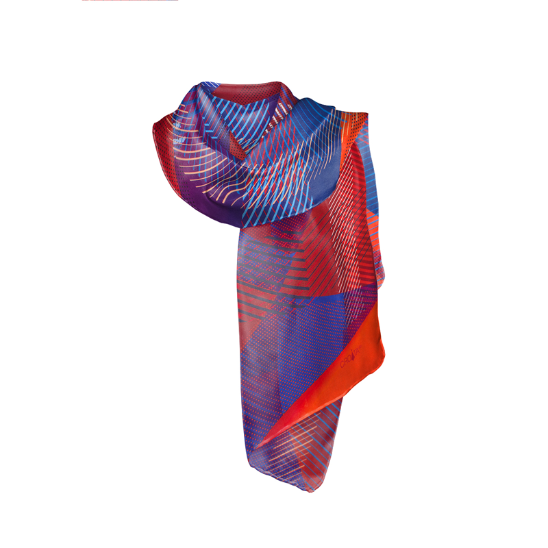 Šal CROATA Klasični Šal, klasičan Razno Plava  Svila 100%  