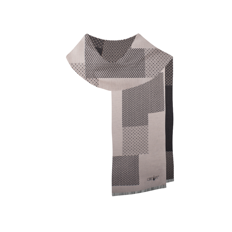 Šal CROATA Klasični Šal, klasičan Razno Bež  Vuna 100%  