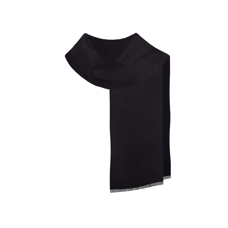 Šal CROATA Klasični Šal, klasičan Razno Crna  Vuna 100%  
