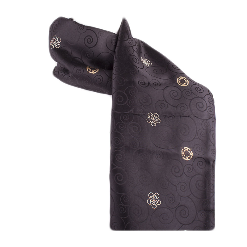 Stola CROATA Tematski Limitirana serija Pleter Crna  Svila 100%  