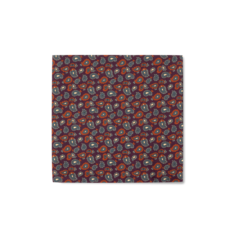 Rupčić CROATA Klasični Klasična Kašmir Ljubičasta  Svila 100%  