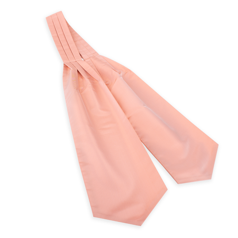 Vratna marama CROATA Klasični Klasična Jednobojni Breskva  Svila 100%  