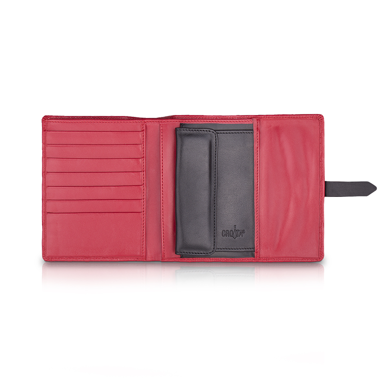 Novčanik CROATA Tematski Tematska Glagoljica Crvena  Koža 100%  